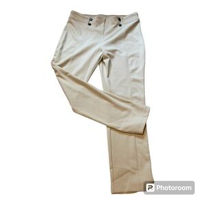 NWT. Women’s Calvin Klein Knit Trousers. Beige. Size Large. Stretch Luxe.